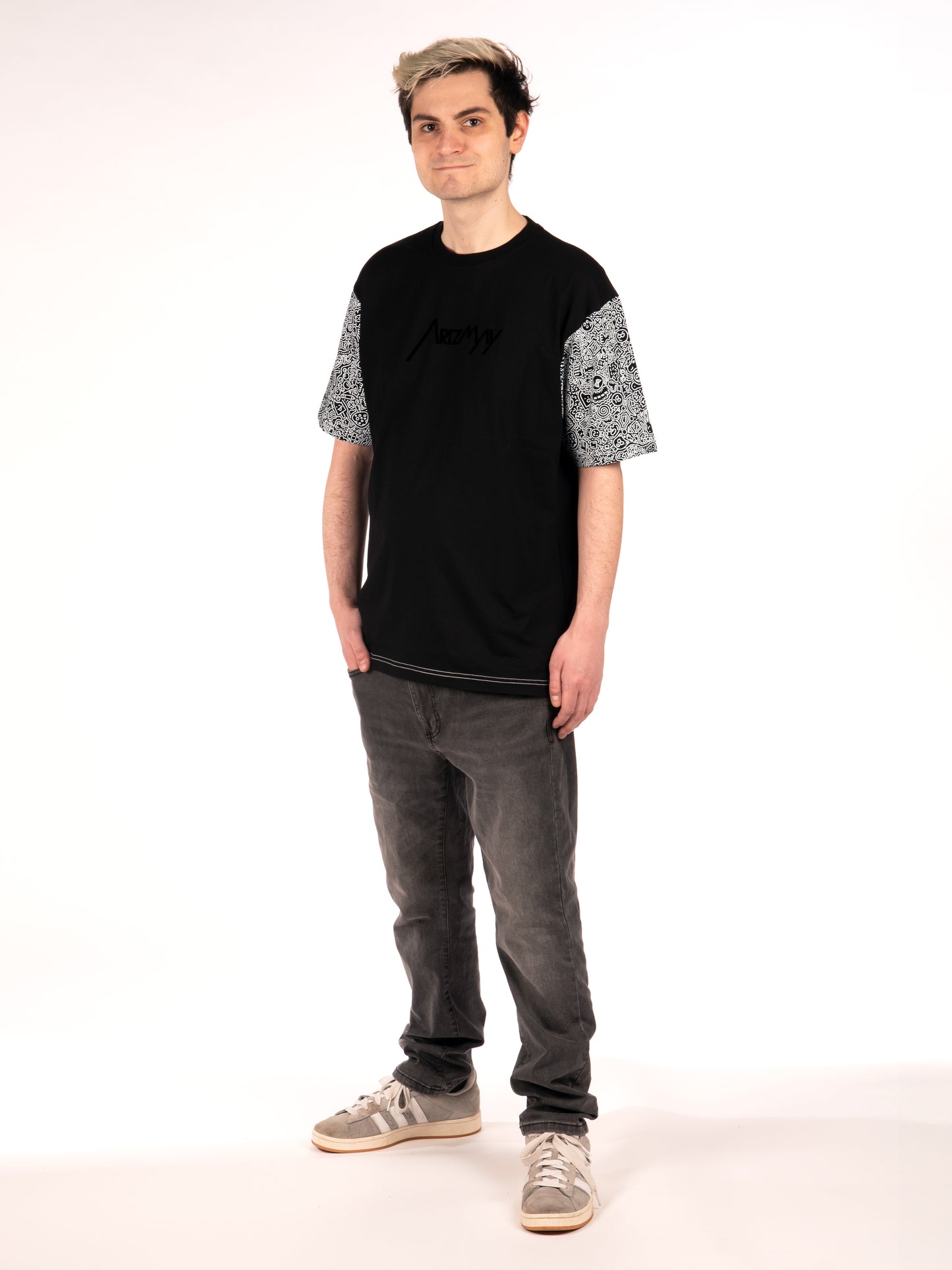 Doodle Sleeve T-Shirt