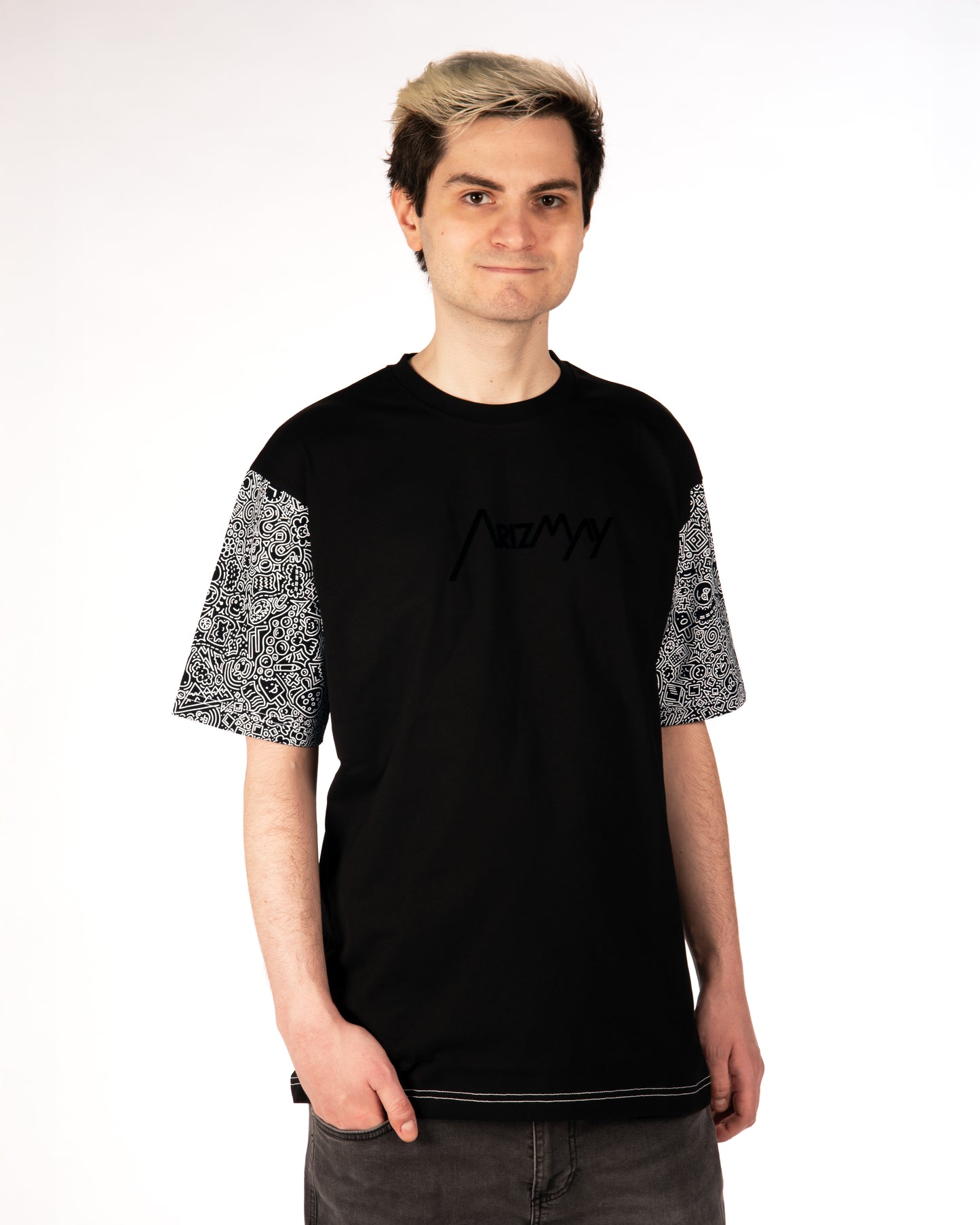 Doodle Sleeve T-Shirt